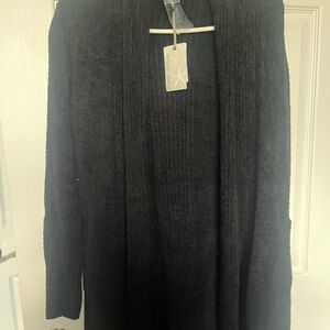 Elegant Black Knit Cardigan